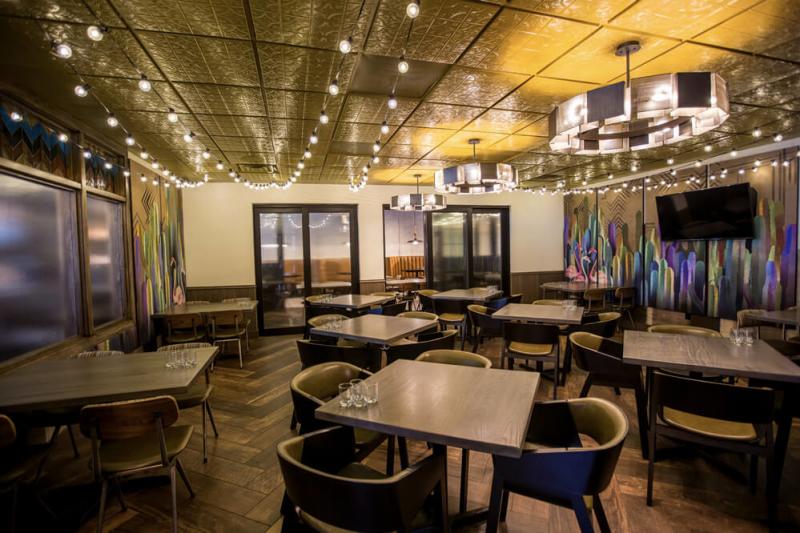 Social Cantina's private dining room