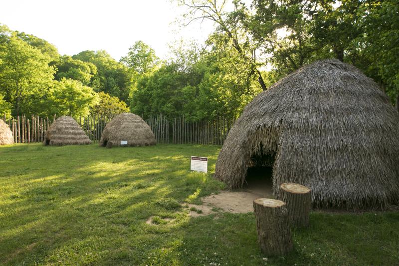 Occaneechi Village Replica in Hillsborough