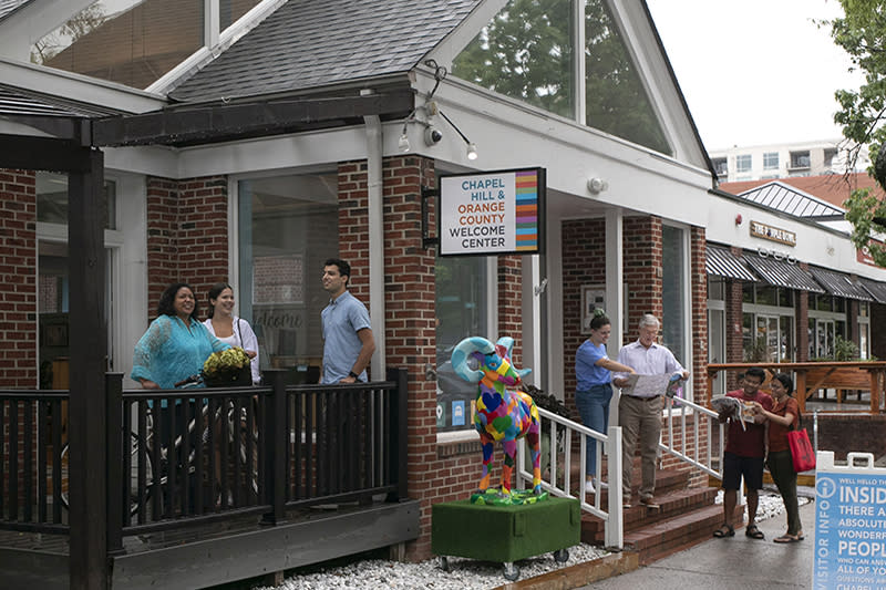 Welcome Center on West Franklin Street