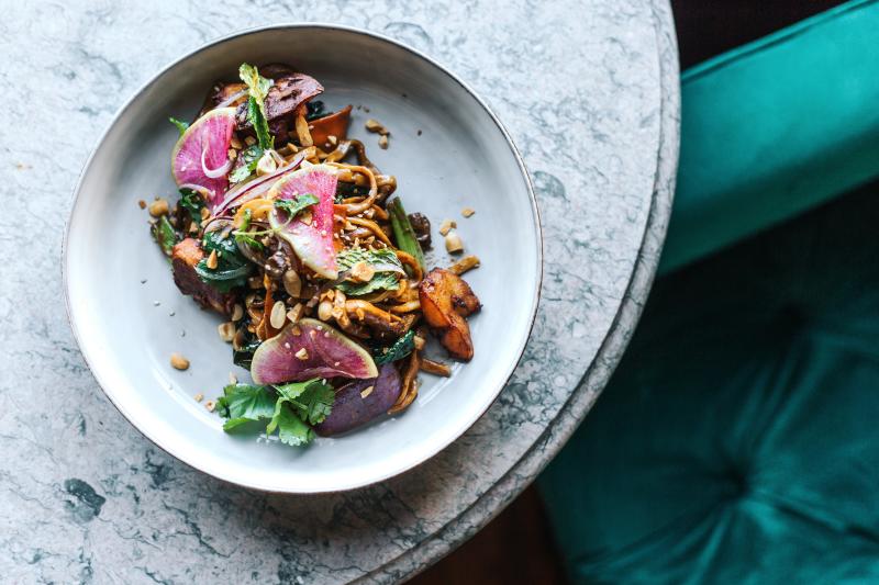 Neutral Ground Chilled Peanut Garlic Noodles-Chef Kenyatta Shford