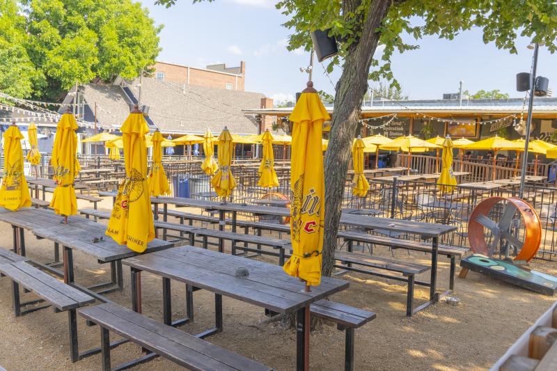 Austin Street Truck Stop tables