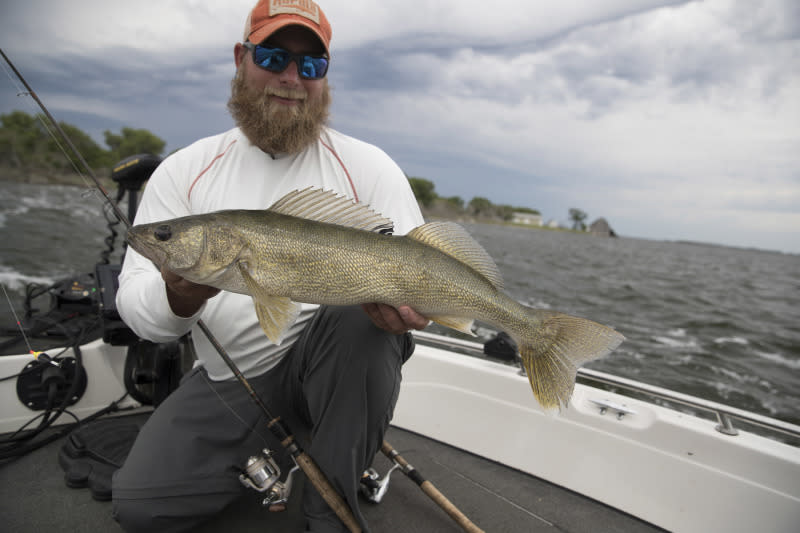 man fishing