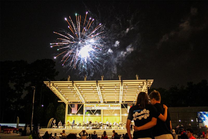 Festival Park Fireworks Show