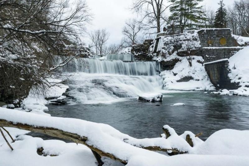 Winter Waterfalls - Keuka Outlet Trail