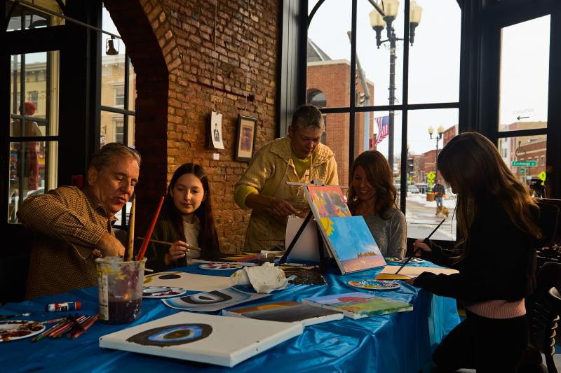 Painting class - The Dove Block Project