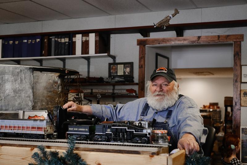 Train Museum Founder Dave - Granby, Colorado
