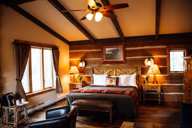 Interior of room at C Lazy U Ranch