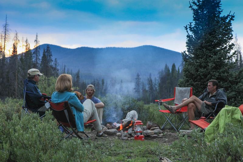 Group camping at Willow Creek Campground