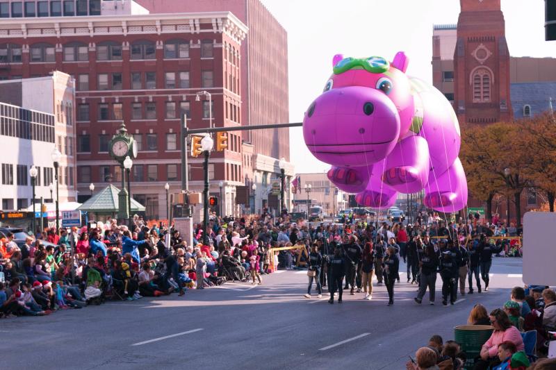Christmas Parade Hippo