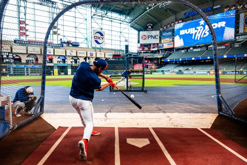 Astros Batting Practice