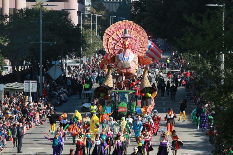 thanksgiving, parade, heb, downtown, holiday, holidays