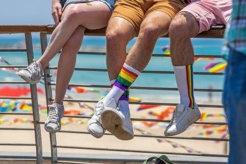 Tel Aviv - Sitting on Railing