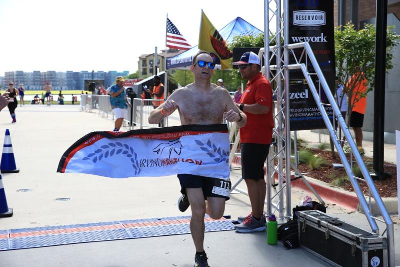 Irving Marathon Series Crossing The Finish Line