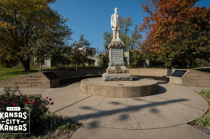 John Brown Statue Virtual Background
