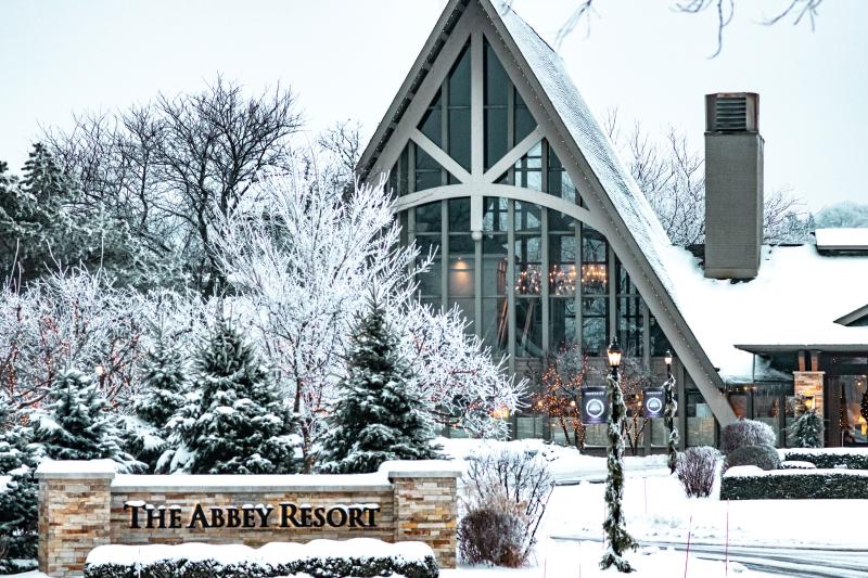 Abbey Resort in the winter