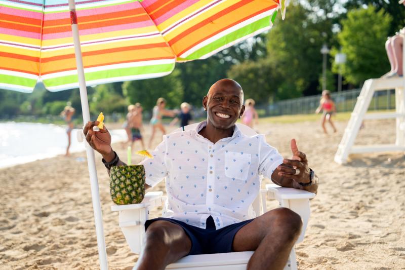 Donald Driver Commercial_Beach