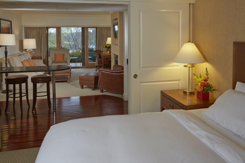 Premier suite room at the Grand Geneva