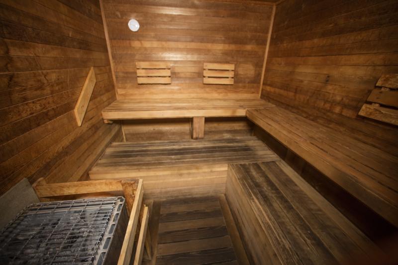 Sauna room at the Well Spa