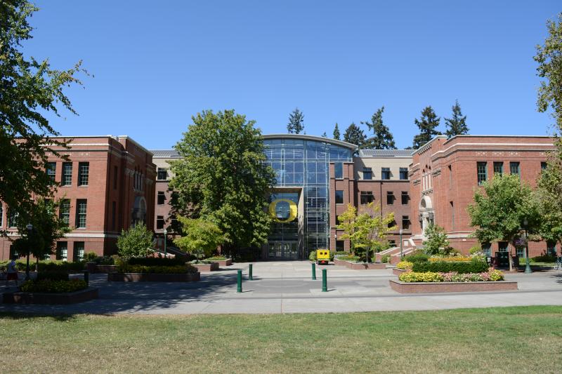 Lillis Business Complex at the University of Oregon by Collin Morton