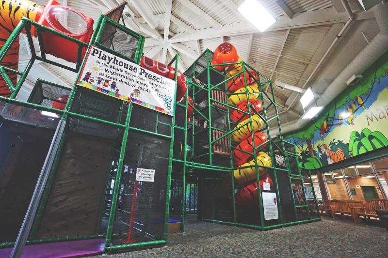 The Maple Maze in the Maple Grove Community Center