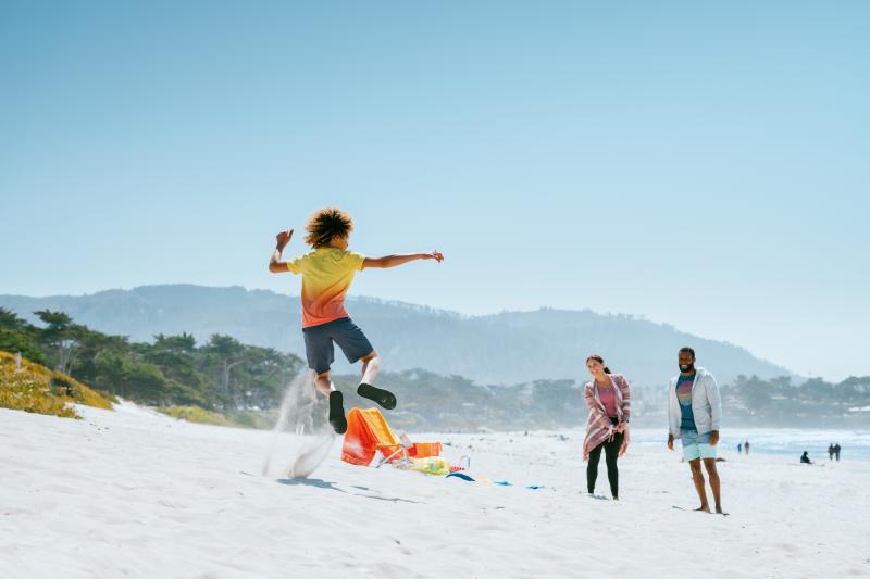 Carmel beach moment