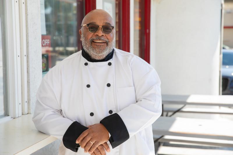 Owner Mike Chesnut of Big Mike's Soul Food