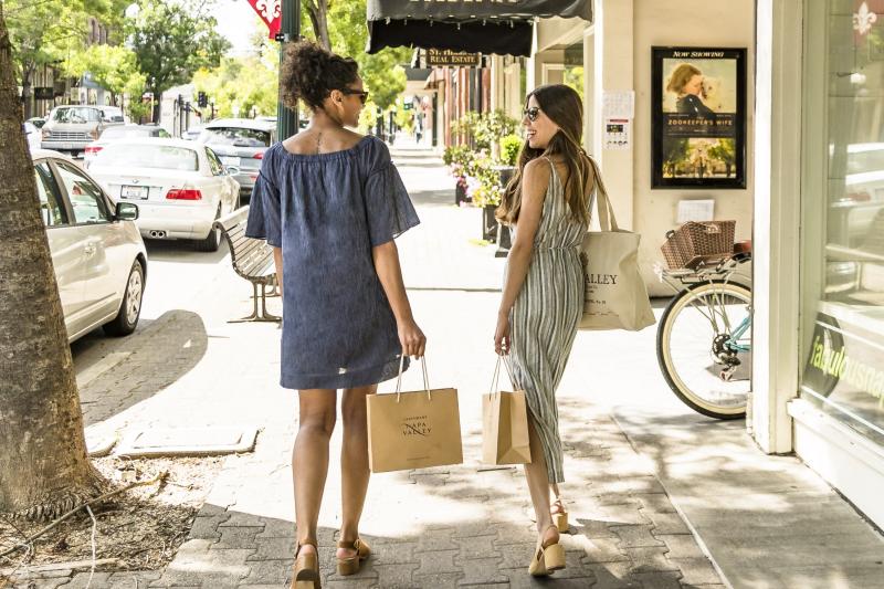 Shopping in Napa Valley