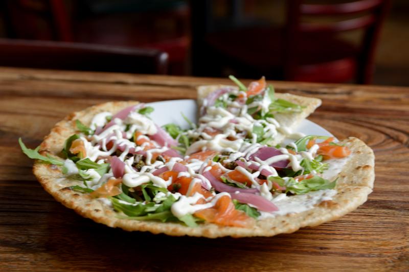 Napa General Store Salmon Flatbread