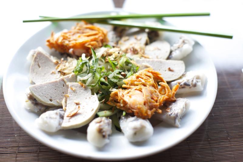 Plate of food at Tay Ho in Oakland California