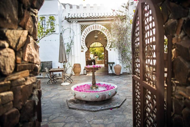 Korakia Pensione palm springs entry