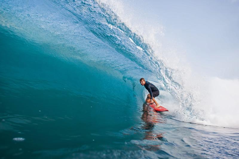 Man surfing