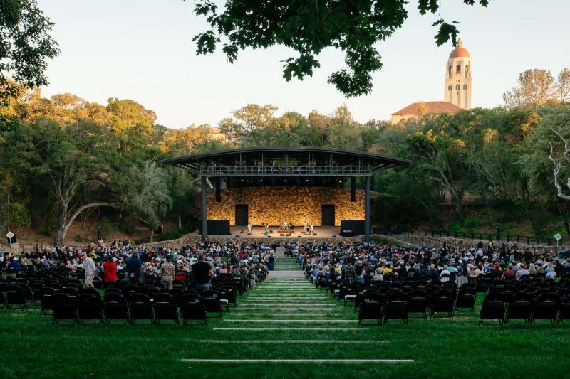 Live music performance at Frost Amphitheatre