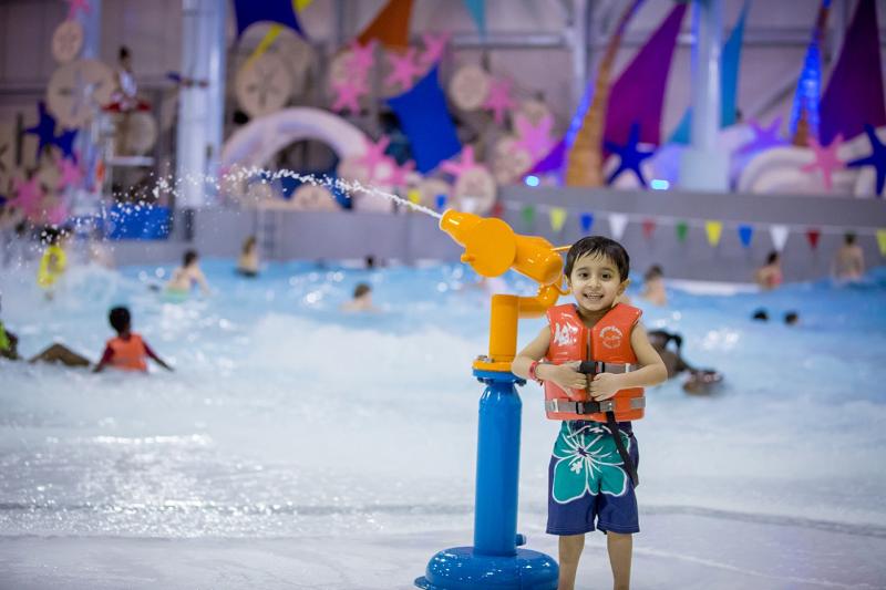 Boy at adventure bay