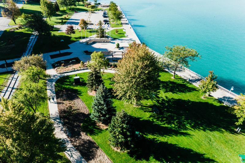 overview of Sarnia Centennial Park