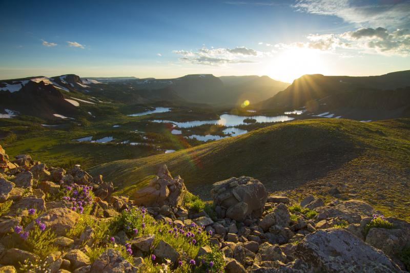 The Flat Tops Wilderness offers stunning views in the summer