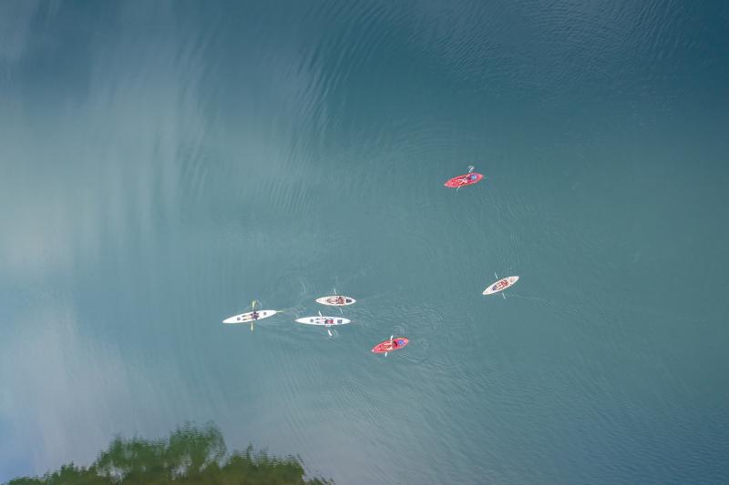 Kayaking on Fontana Lake