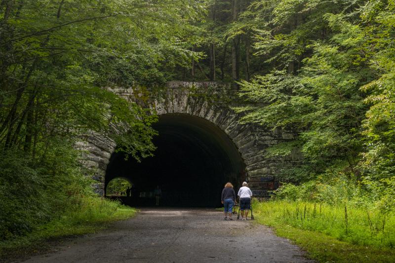 Road to Nowhere Tunnel Summer
