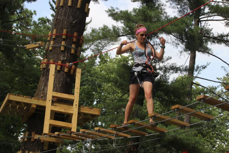 Elmwood Park Zoo Treetop Adventure Course