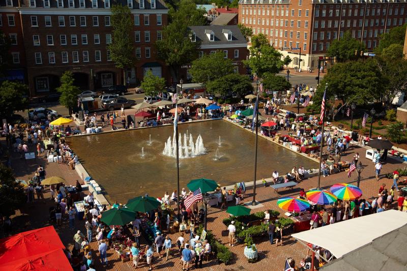 Historic Farmer's Market in Market Square