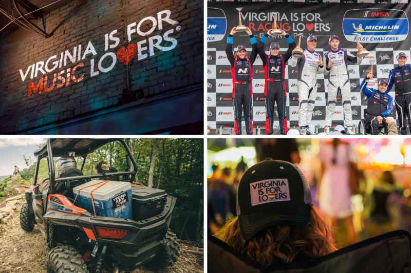 Collage of Virginia is for Lovers usage