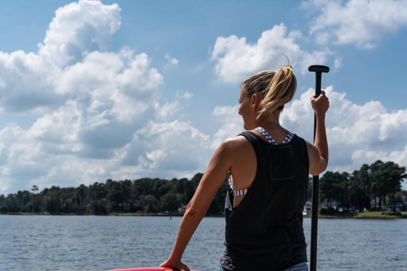 Shots from the Cavalier Productions Outdoor segment for SUPing