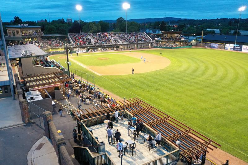 Wausau Woodchucks Stadium at Night