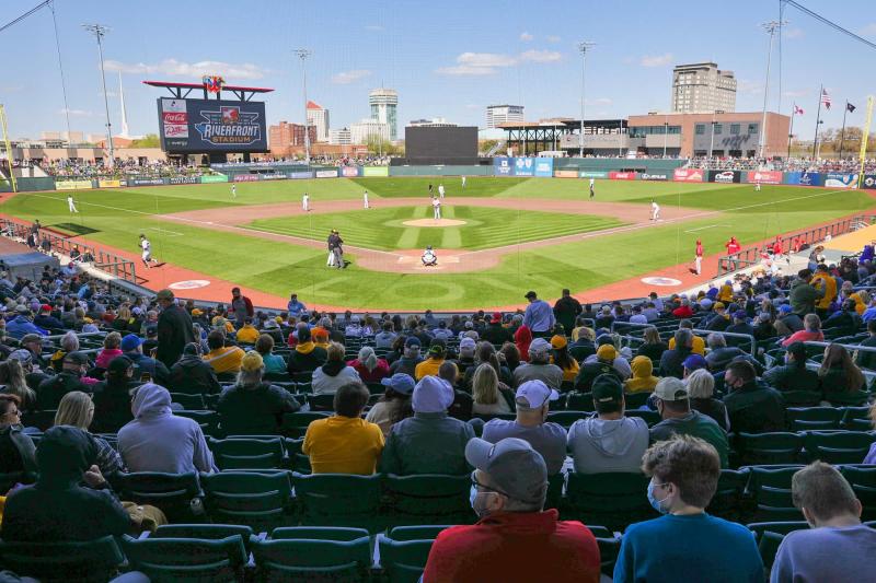 First Baseball Game at Riverfront Stadium