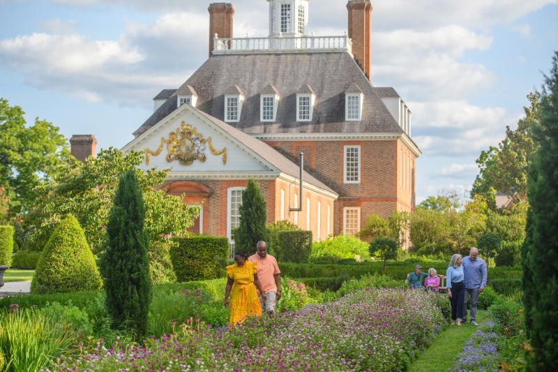 Governor's Palace Gardens at Colonial Williamsburg