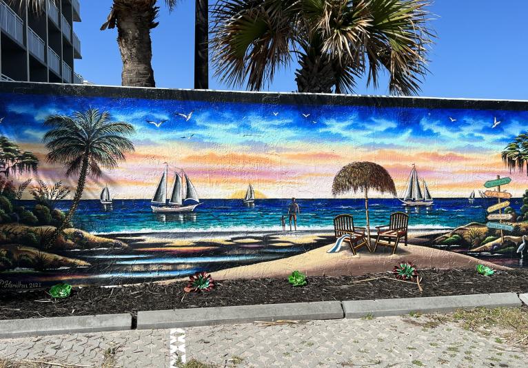 Mural: Fountain Beach Resort
