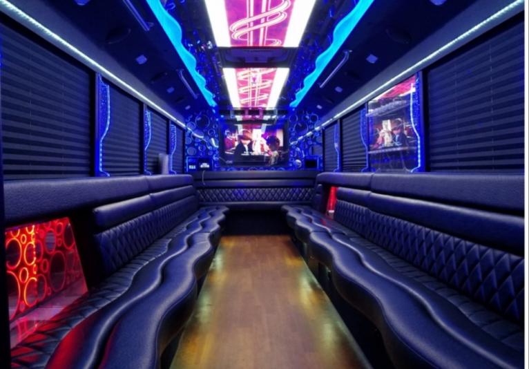 Limousine/Party Bus interior