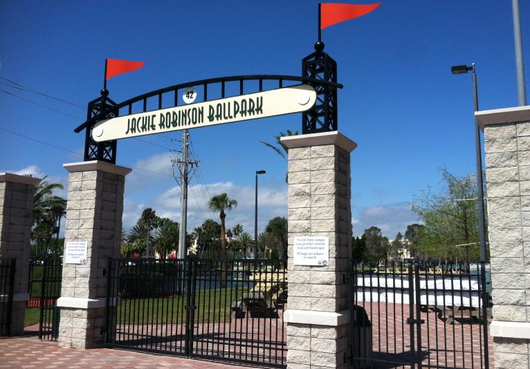 Jackie Robinson Ballpark and Statue