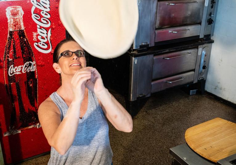 You'll be flying high with one of our hand tossed pies
