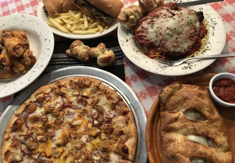 Pizza, Pasta, Wings, Subs, Calzones, Stromboli, Gyros, Burgers & More