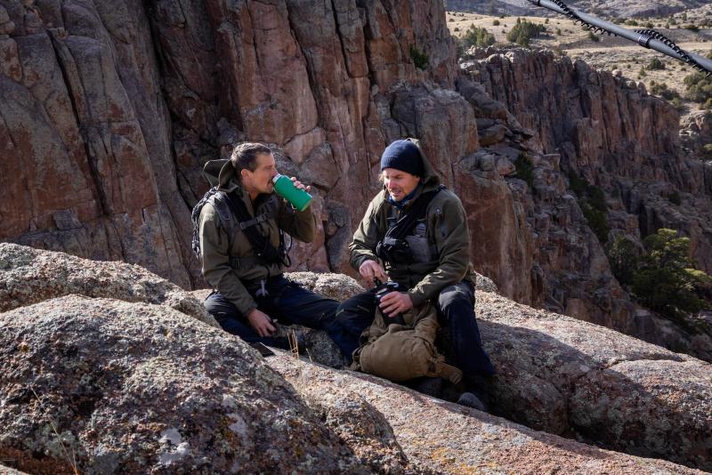 Bradley Cooper stars in a Bear Grylls episode filmed in Casper, Wyoming